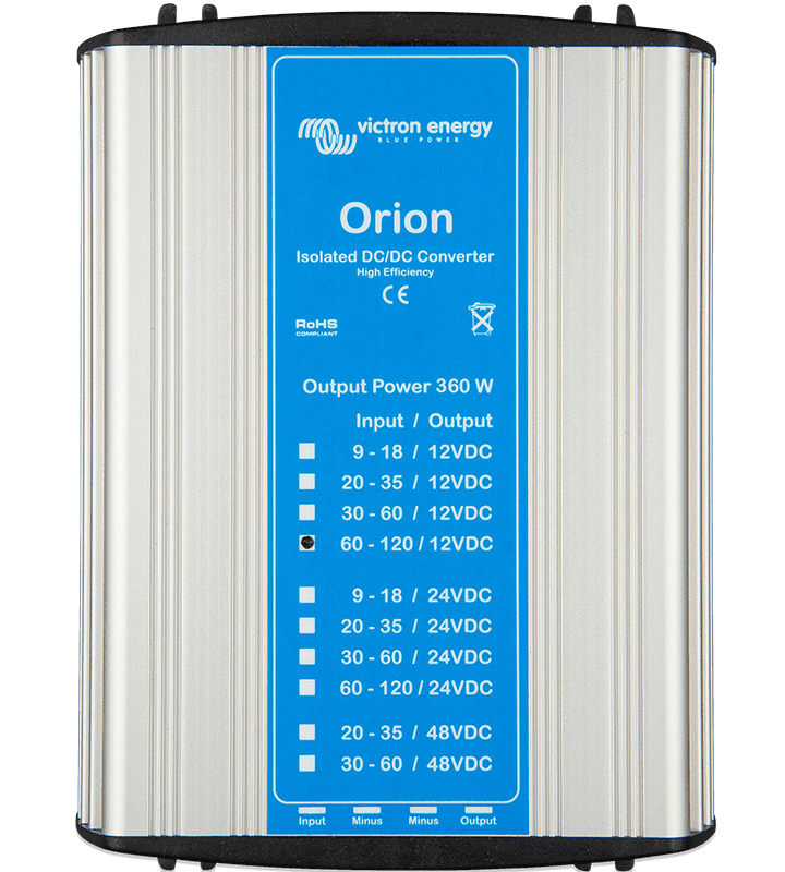 Convertisseurs Orion CC-CC isolés, modèles de 360 W et spéciaux créés à des fins spécifiques
