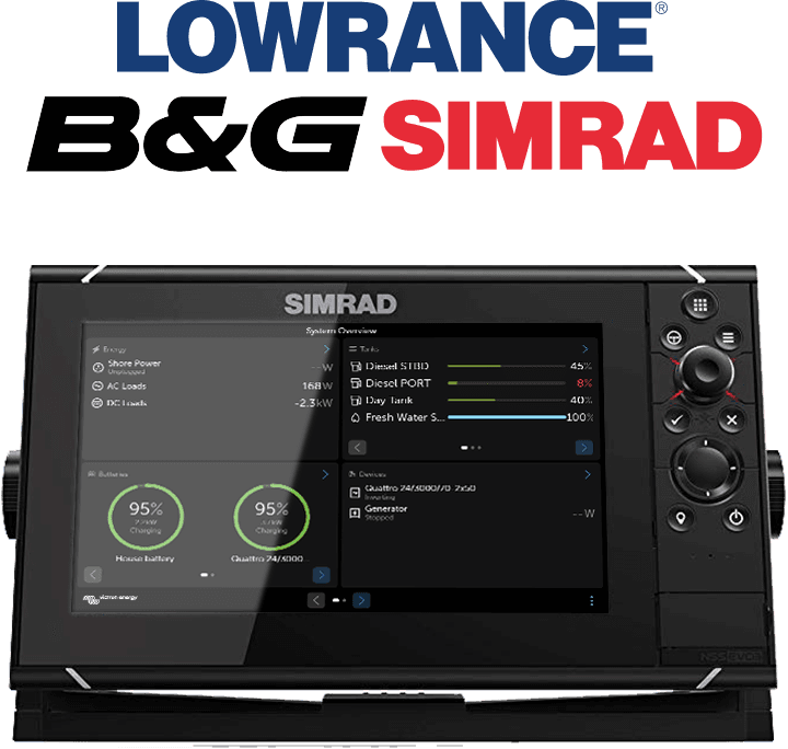 Intégration d’appareils GX aux écrans MFD de navigation – Navico