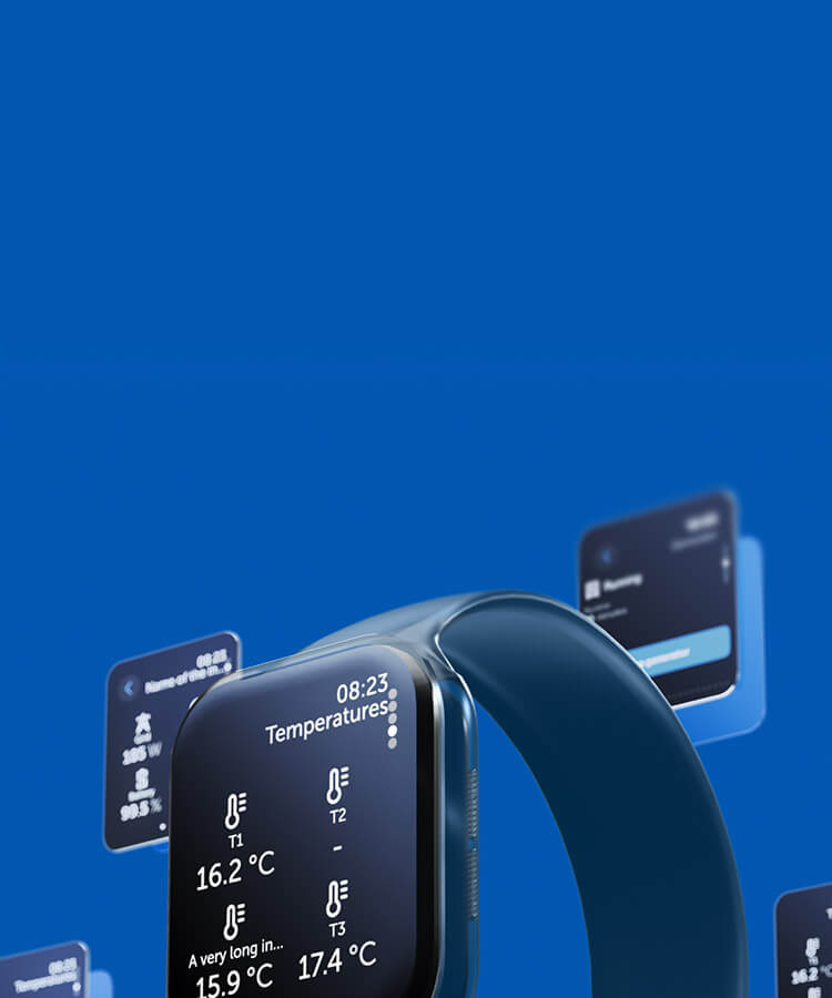 Surveillez votre système depuis votre montre