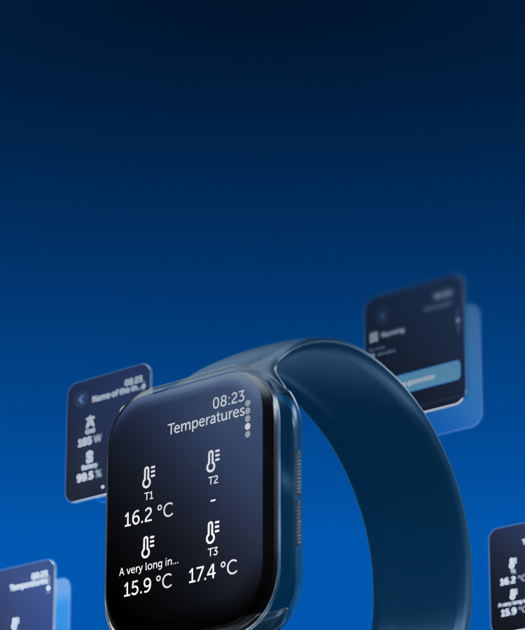 Surveillez votre système depuis votre montre