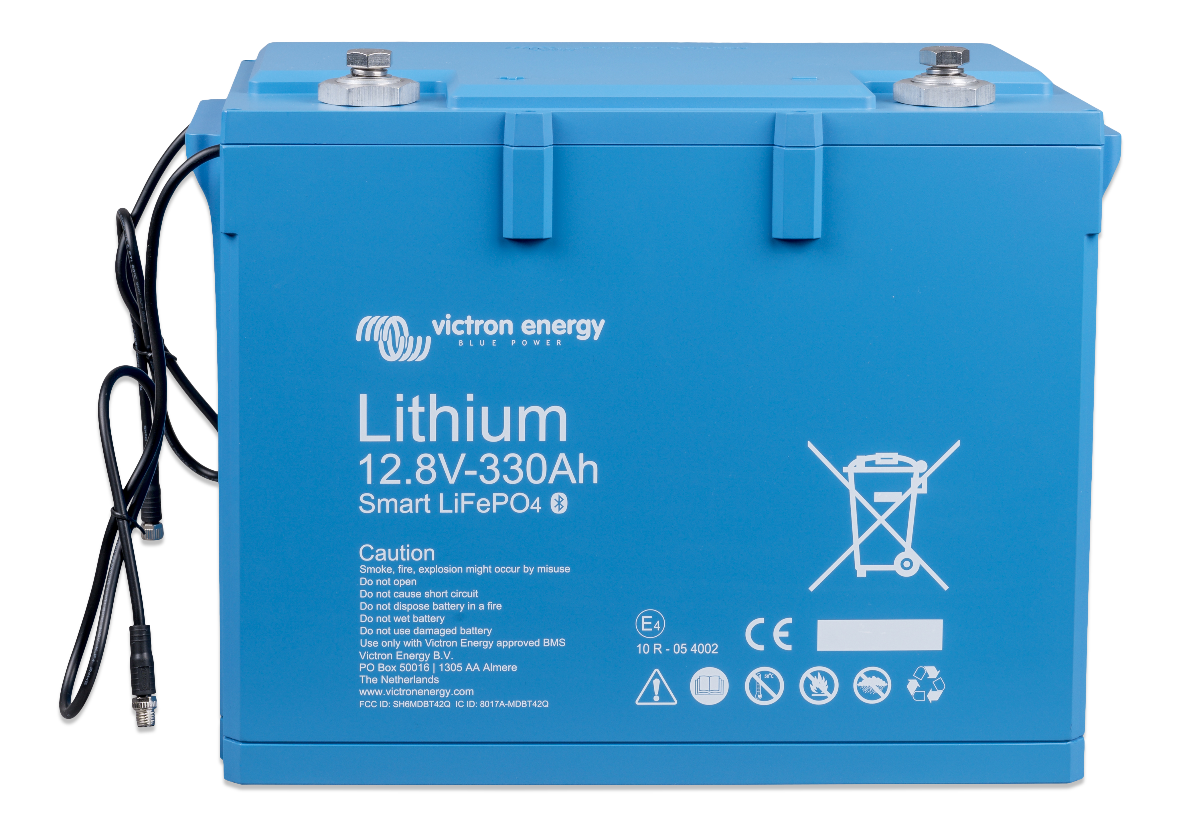 Litime Batterie Lithium 12V 100Ah MINI, Batterie LiFePO4 en Petite